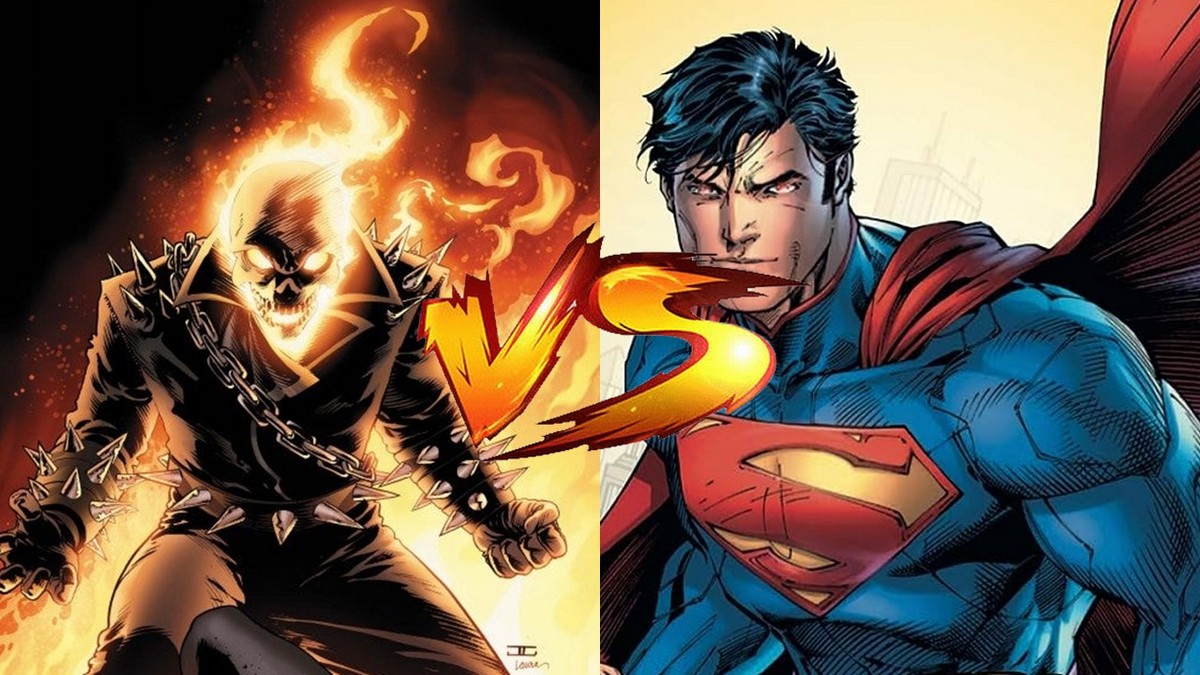 Ghost Rider vs. Superman Who Is More Powerful Who Wins