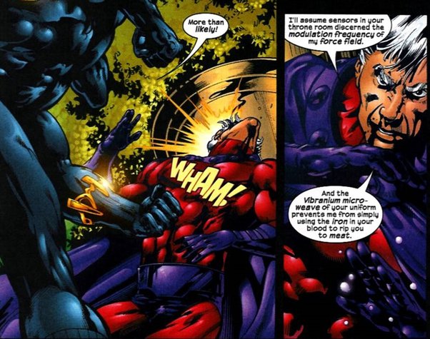 Magneto Black Panther suit control