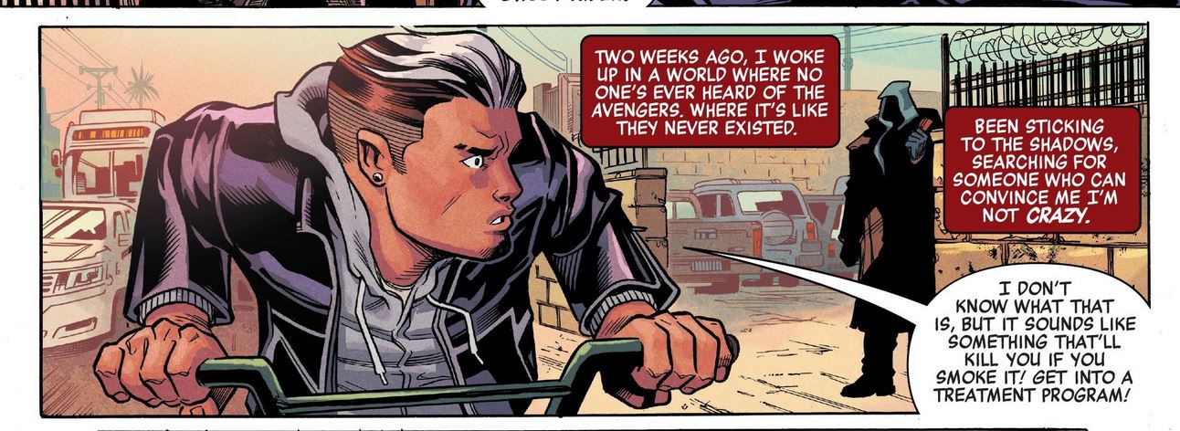 Robbie Reyes Doesnt know who Blade is