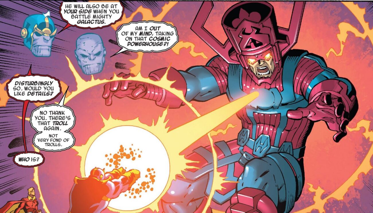 Thanos afraid to battle Galactus