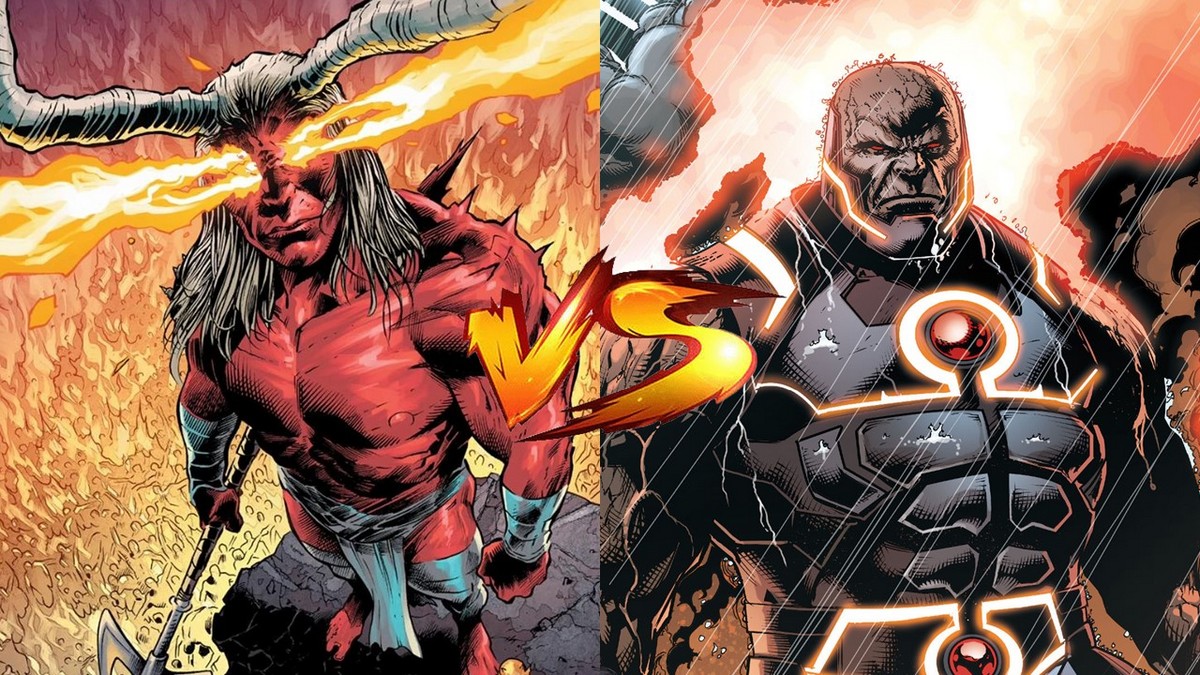 darkseid vs trigon who is more powerful and who would win in a fight