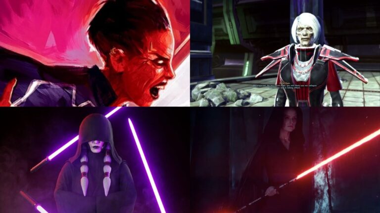 Star Wars: 12 Most Powerful Female Sith, Ranked