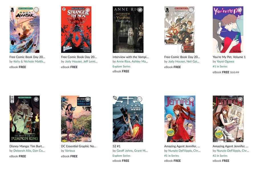 Barnes and noble free graphic novels