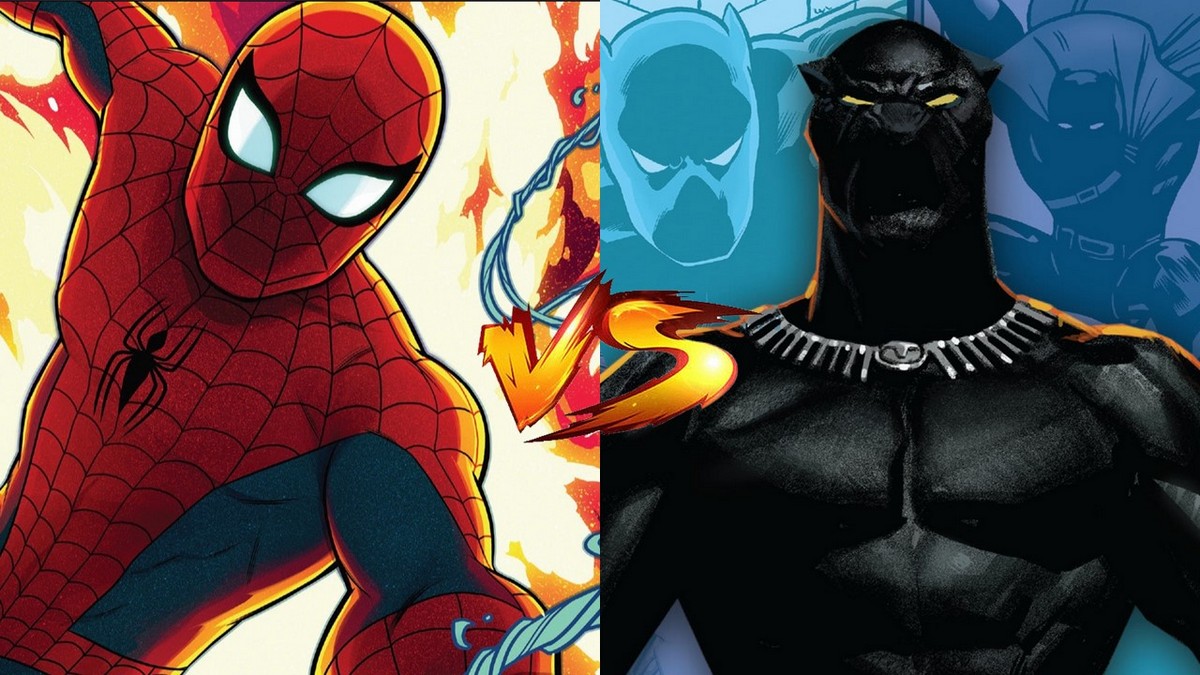 Black Panther vs. Spider Man Who Is Stronger Who Would Win