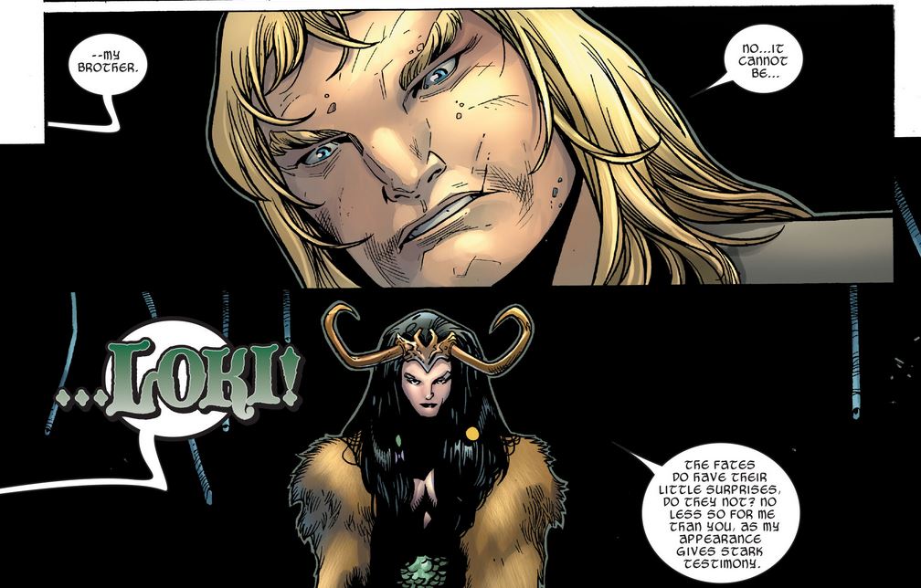 Loki Reborn as woman