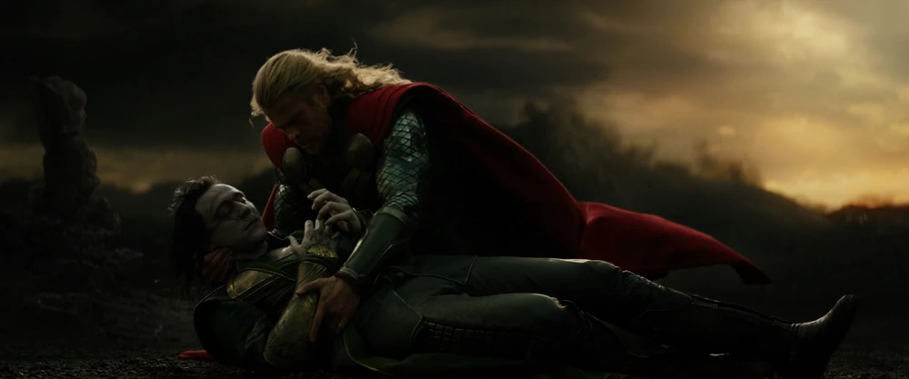Loki dies in Thors Arms