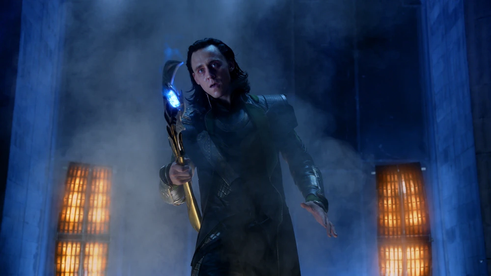 Loki with the mind stone
