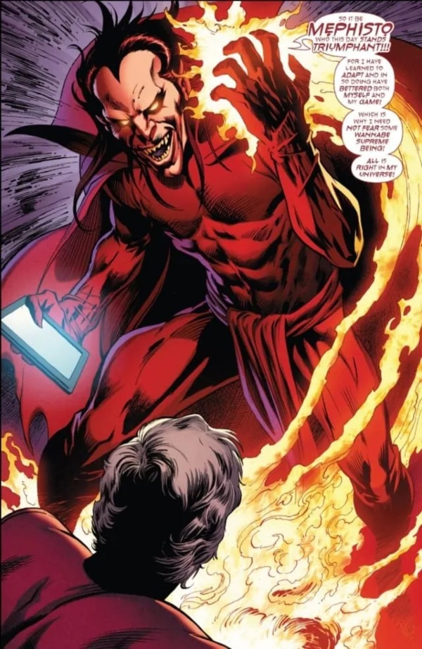 avengers tower mephisto comics