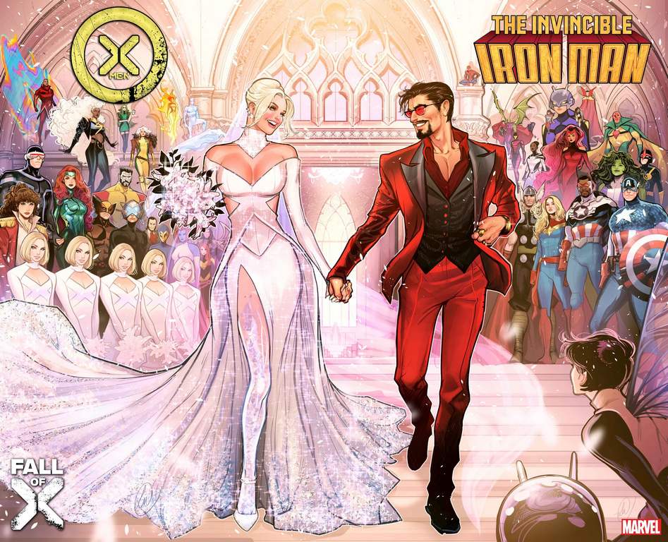 Iron Man marrying Emma Frost