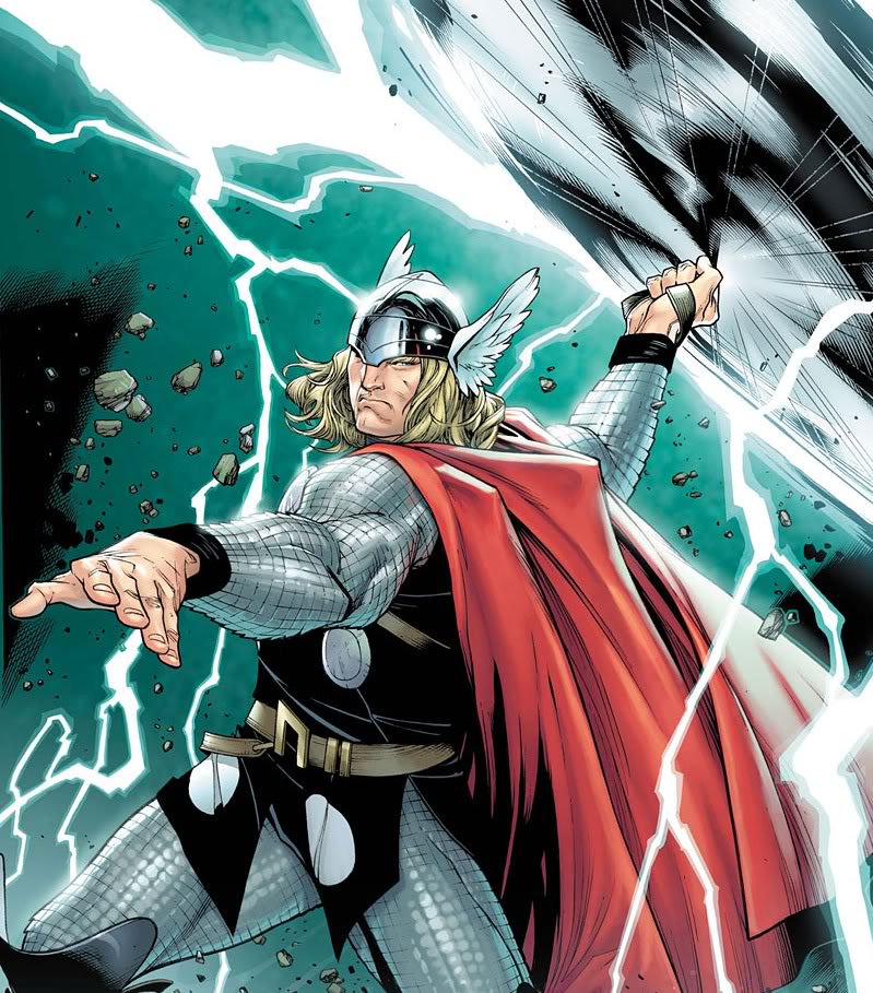 Thor Spinning Mjolnir