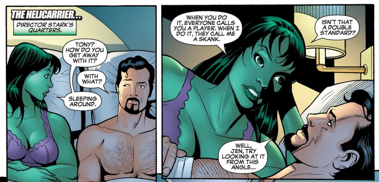 Tony Stark and She Hulk