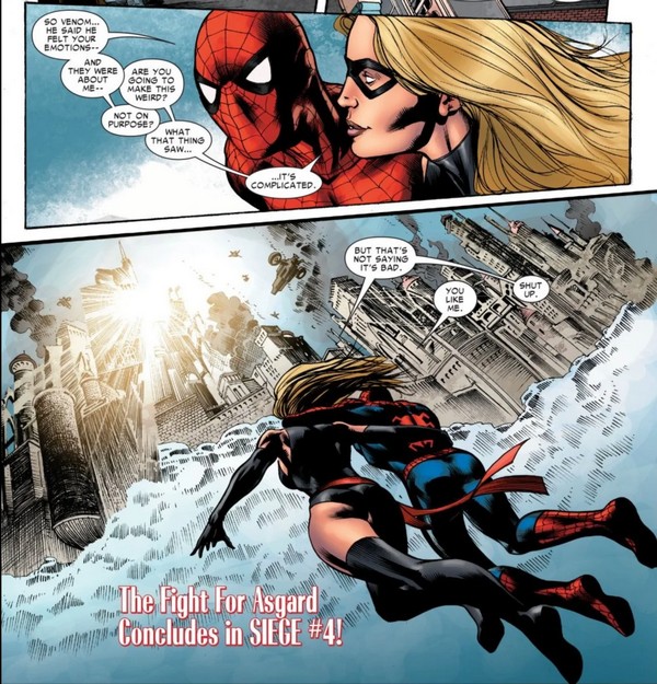 Captain Marvel Ms marvel relationship