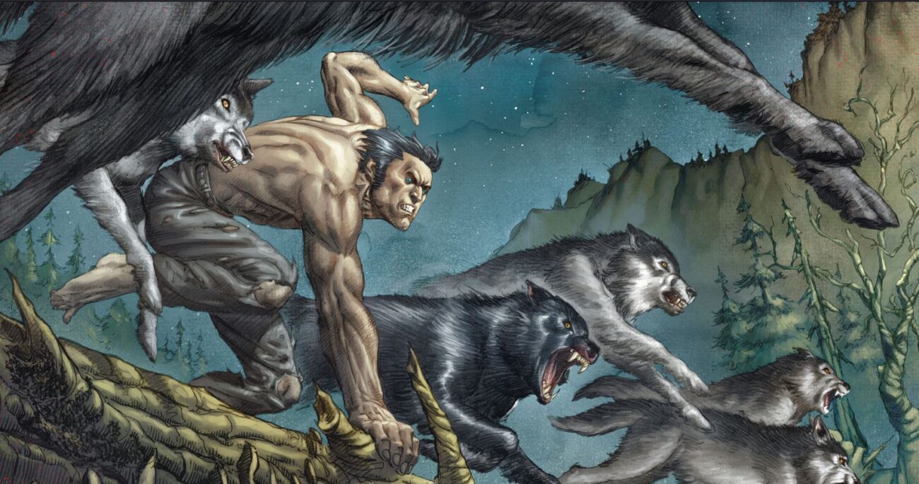 Wolverine living with animals 1