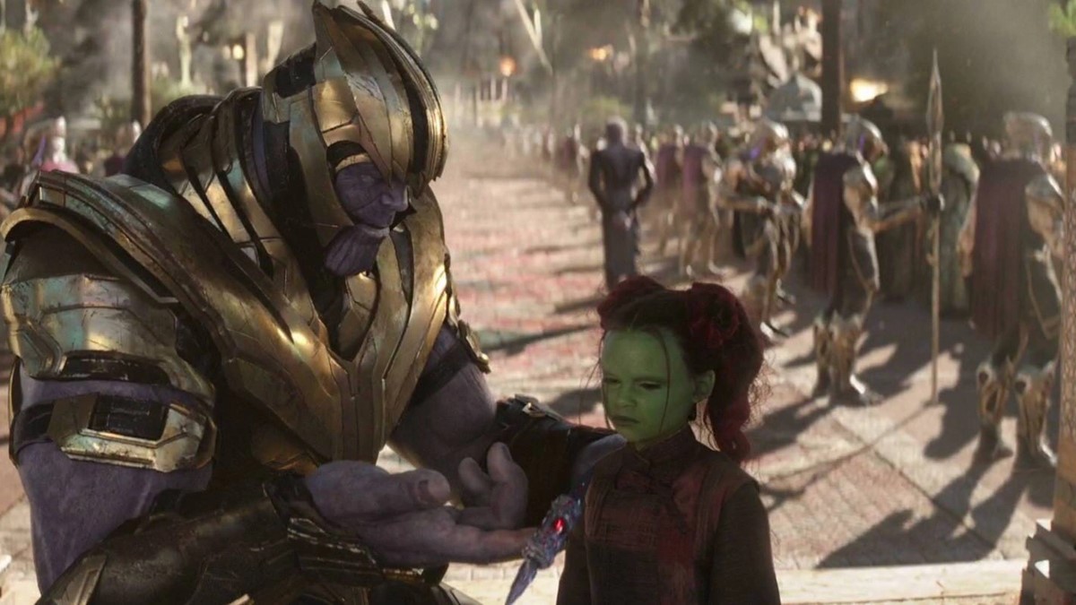heres why thanos adopt gamora in the mcu
