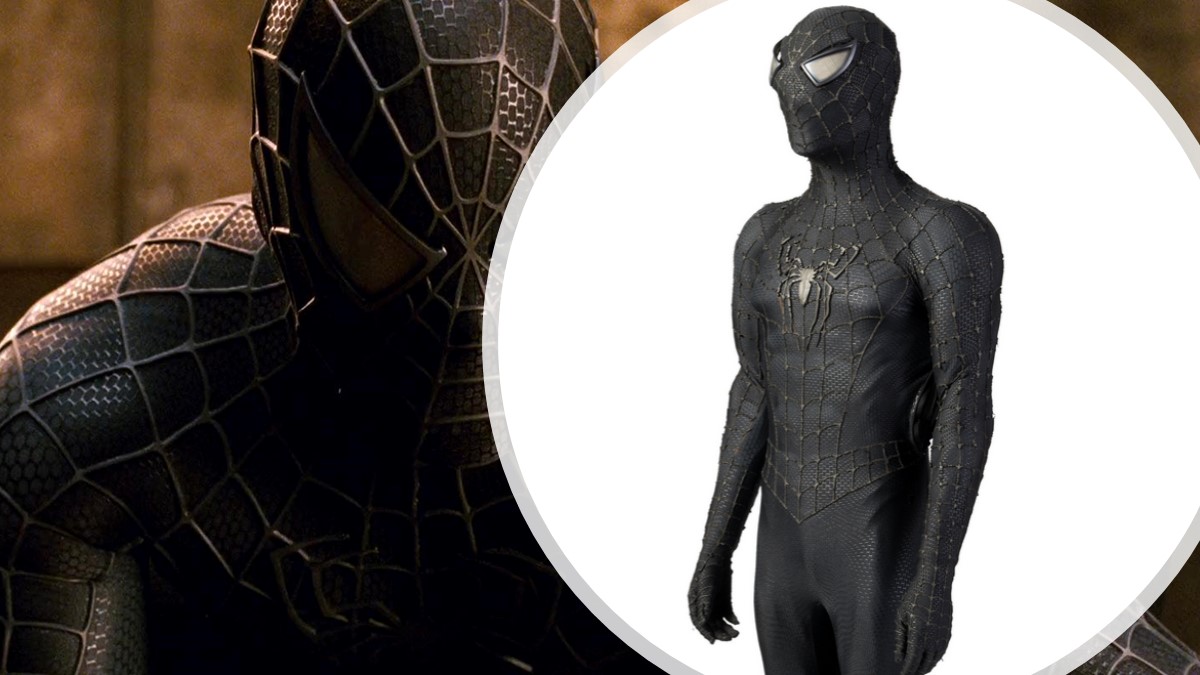 Tobey Maguires Spider Man 3 Black Symbiote Suit Fetches Sky High Price at an Auction