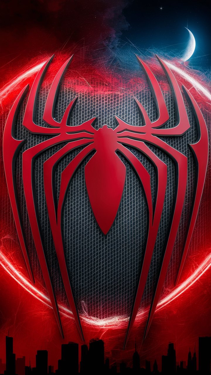 a striking image of the iconic spider man symbol w vC6uh1 jT7mMEoRYc2uWJA qAvyuoaPRG2 m1it8Qo5TA
