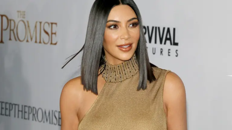 Kim Kardashian (45) Stuns in a Sculpted Black Peplum Dress at ‘Jimmy Kimmel Live’ and Updates Fans on Her Law Dreams