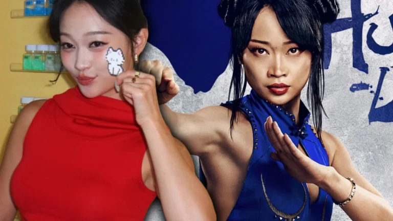 Callina Liang Turns Heads at ‘Street Fighter’ Press Event in Los Angeles, Standing Right Beside Chun-Li’s Costume