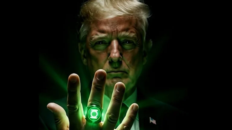 White House Sparks Backlash With Bizarre AI Video of Trump as Green Lantern