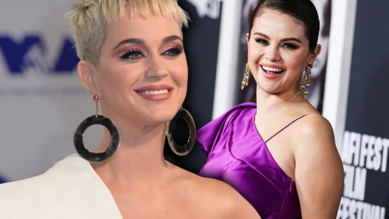 Katy Perry (41) and Selena Gomez (34) Pose Together in Black and Champagne at the Rare Impact Fund Benefit