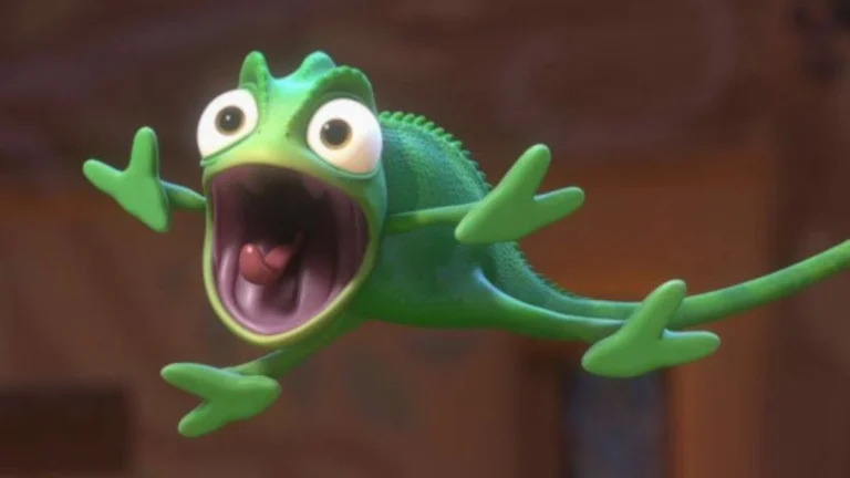 First Look at Pascal in Disney’s Live-Action ‘Tangled’ Gives Rapunzel’s Chameleon a Naturalistic Makeover